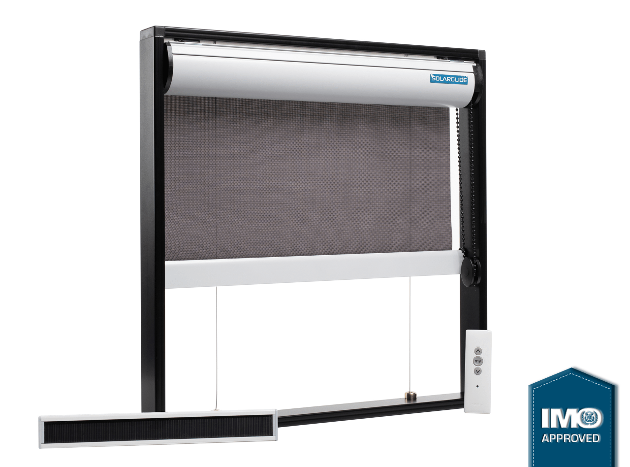 Solarglide sustainable Dimout blinds product photography