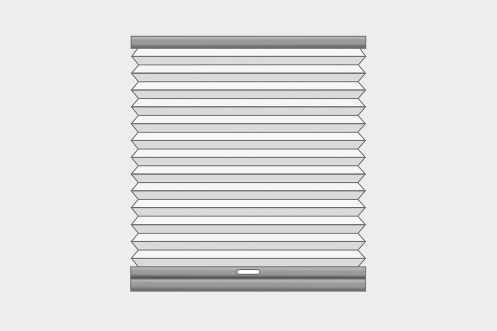 Solaerglide Free Hanging Pleated blinds 3bar system