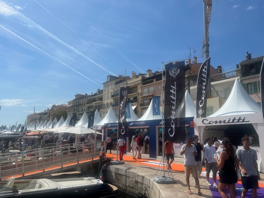 Solarglide walk through Cannes Yacht Festival