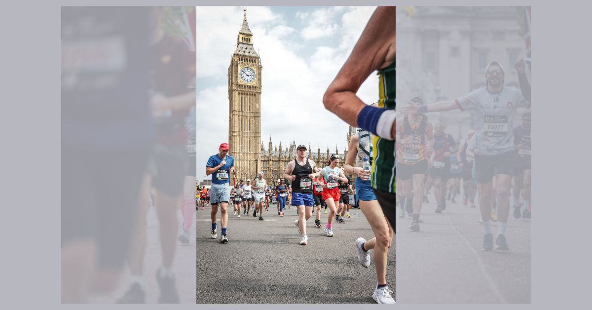 complete map of London marathon ran by Andrew Pain Solarglide