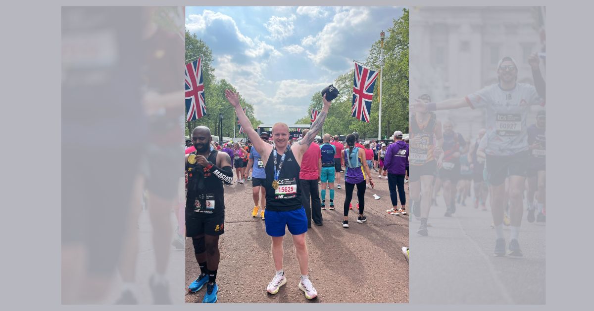 Solarglide Andrew Payne Finishes The London Marathon